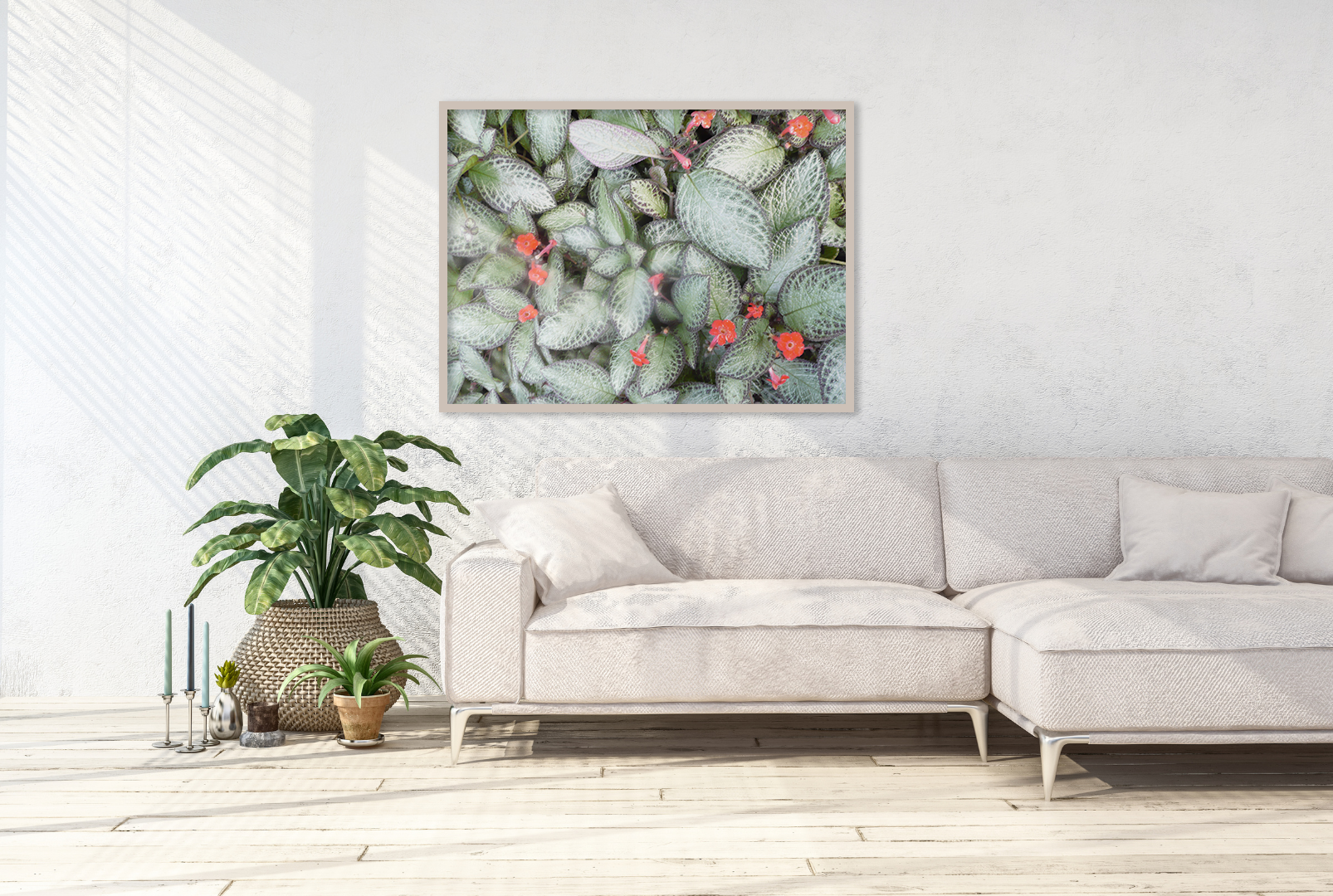 Flame Violet original abstract contextualised office art modern decor photo print by Blair Montague Drake